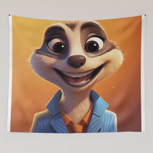 Item preview, Cartoon Meerkat 1 designed and sold by AstroRisq.