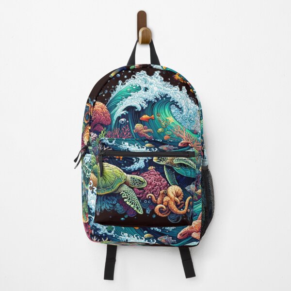 Item preview, Oceanic Harmony: The Fluid Art of Marine Life designed and sold by RewetiArt.