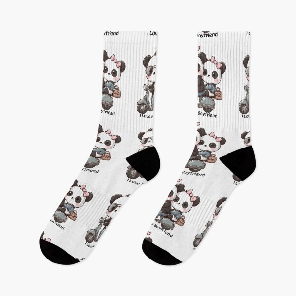Item preview, I Love My Boyfriend Panda designed and sold by LemuellTrends.