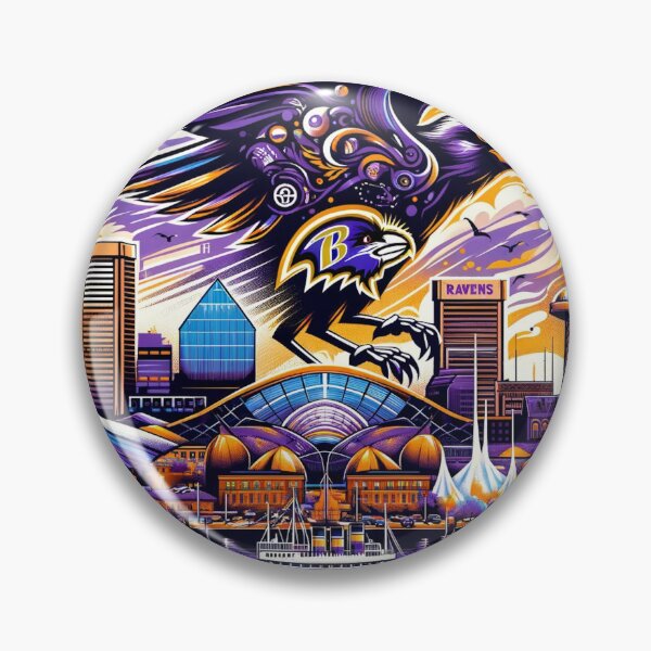 Item preview, Baltimore Ravens Cityscape Artwork designed and sold by ArtfulMiller.