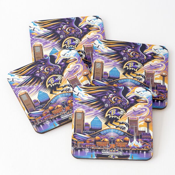 Item preview, Baltimore Ravens Cityscape Artwork designed and sold by ArtfulMiller.