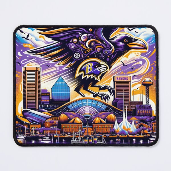 Item preview, Baltimore Ravens Cityscape Artwork designed and sold by ArtfulMiller.
