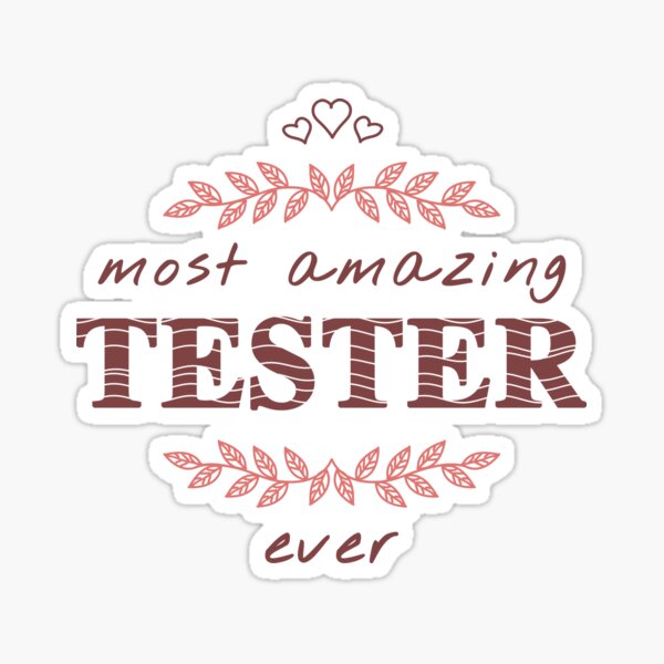 Love Tester Sticker for Sale by Masked Designer