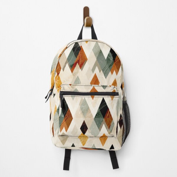 Item preview, Earthy Tones Harlequin Chic Pattern designed and sold by Varadar.