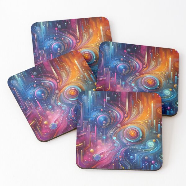 Item preview, Neon Abstract Design designed and sold by Alessei.