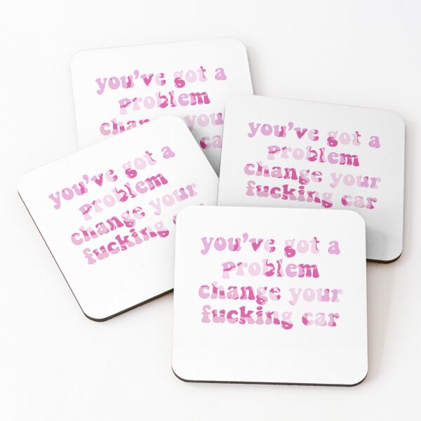 Item preview, you’ve got a problem change your f*cking car f1 sticker pink designed and sold by harriiiboo.
