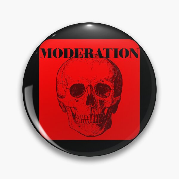 Item preview, Stoic Virtues Skull Red | Based Moderation | Stoicism Philosophy  designed and sold by StoicStreet.