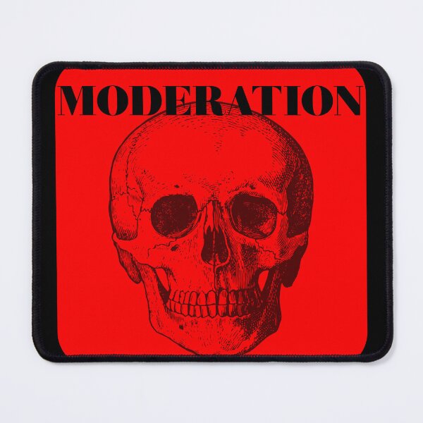 Item preview, Stoic Virtues Skull Red | Based Moderation | Stoicism Philosophy designed and sold by StoicStreet.