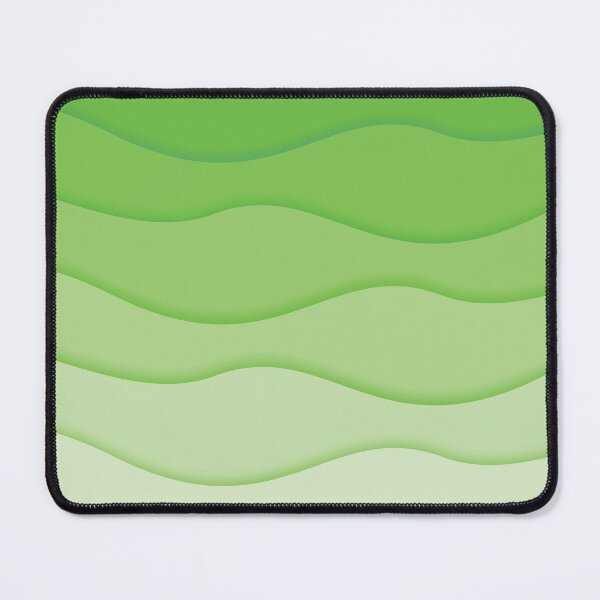 Item preview, Surf Serenity: Green Wave Deskmat/Mousepad designed and sold by J-MichaudDesign.