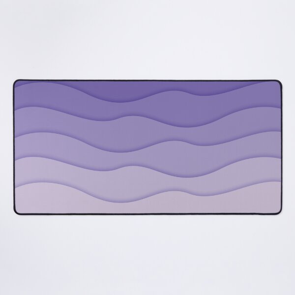Item preview, Surf Serenity: Lavender Wave Deskmat/Mousepad designed and sold by J-MichaudDesign.