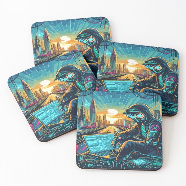 Item preview, Anime Boy Hackers Desk Mat Aesthetic designed and sold by KitonicTees.