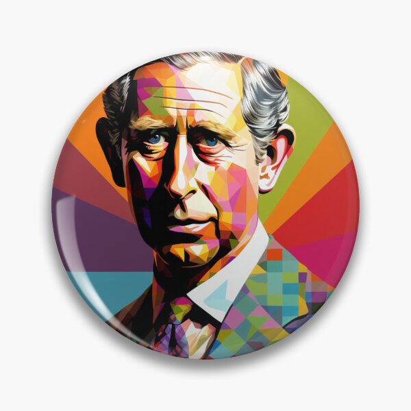 Item preview, Charles III Pop Art 3 designed and sold by AstroRisq.