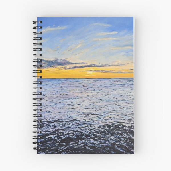 Item preview, Golden Hour Seascape designed and sold by ChristineDavisArt.