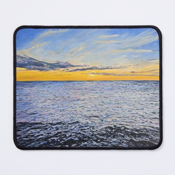 Item preview, Golden Hour Seascape designed and sold by ChristineDavisArt.