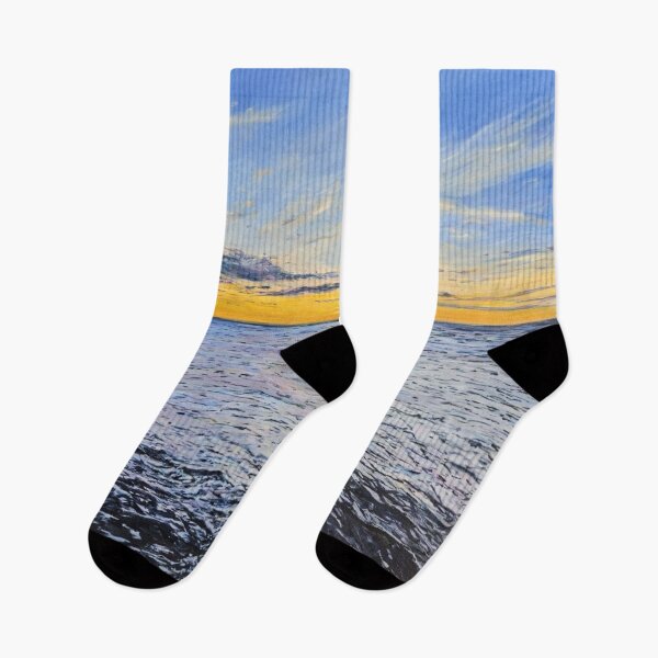 Item preview, Golden Hour Seascape designed and sold by ChristineDavisArt.