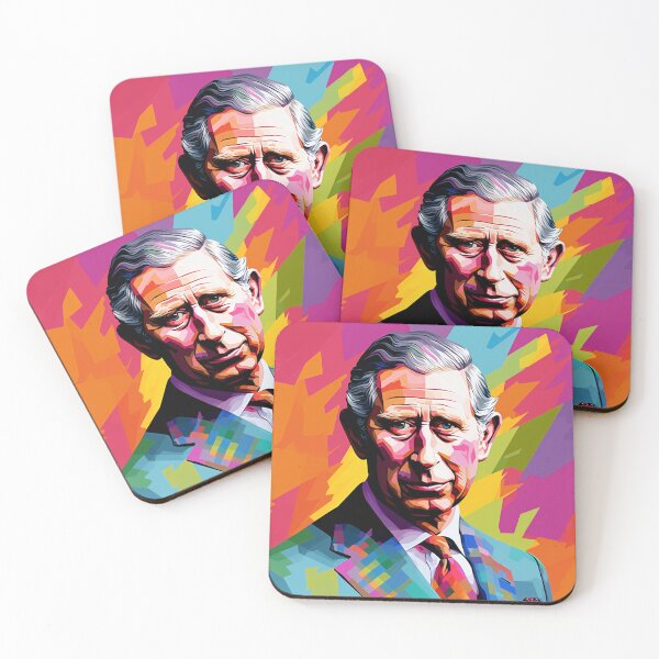 Item preview, Charles III Pop Art 4 designed and sold by AstroRisq.