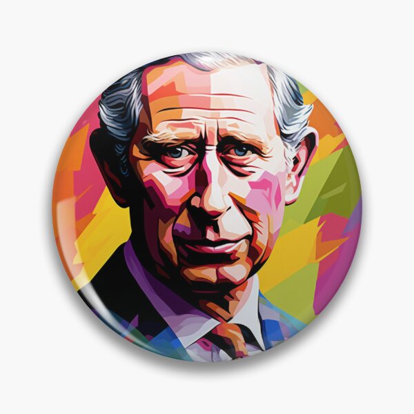 Item preview, Charles III Pop Art 4 designed and sold by AstroRisq.