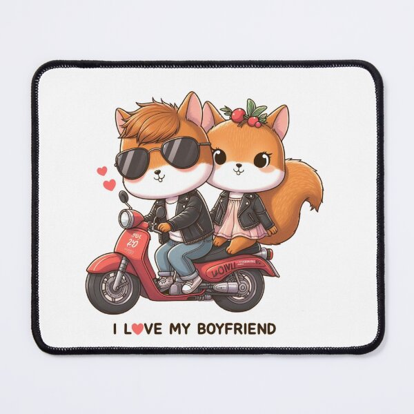 Item preview, I Love My Boyfriend Squirrel designed and sold by LemuellTrends.