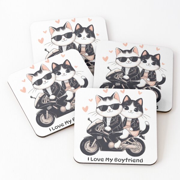 Item preview, I Love My Boyfriend Cat designed and sold by LemuellTrends.