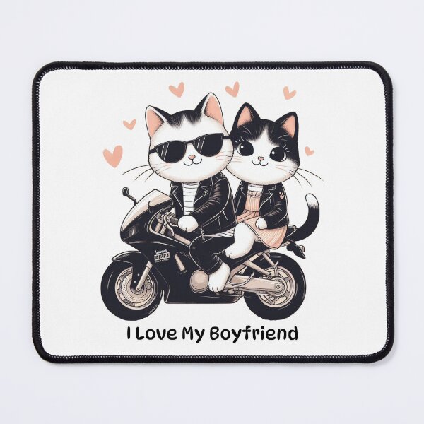 Item preview, I Love My Boyfriend Cat designed and sold by LemuellTrends.