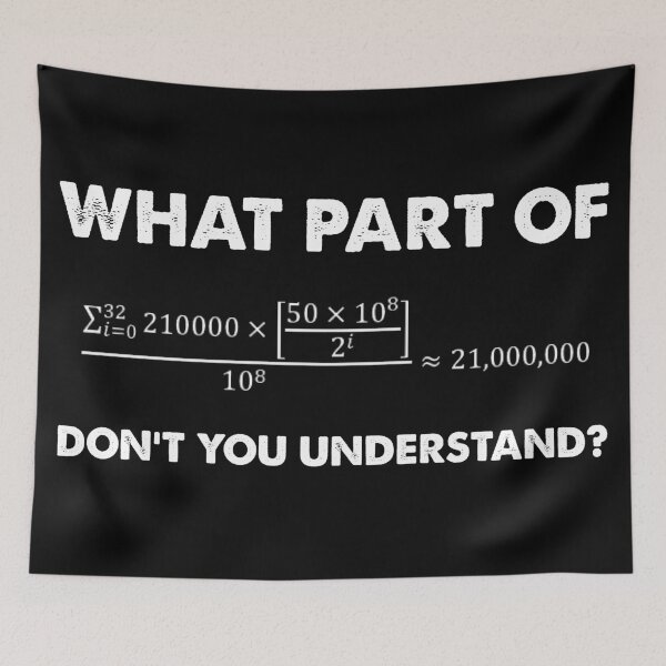 Item preview, What Part of 21 Million Bitcoins (Bitcoin) Don't You Understand? designed and sold by johnta17.