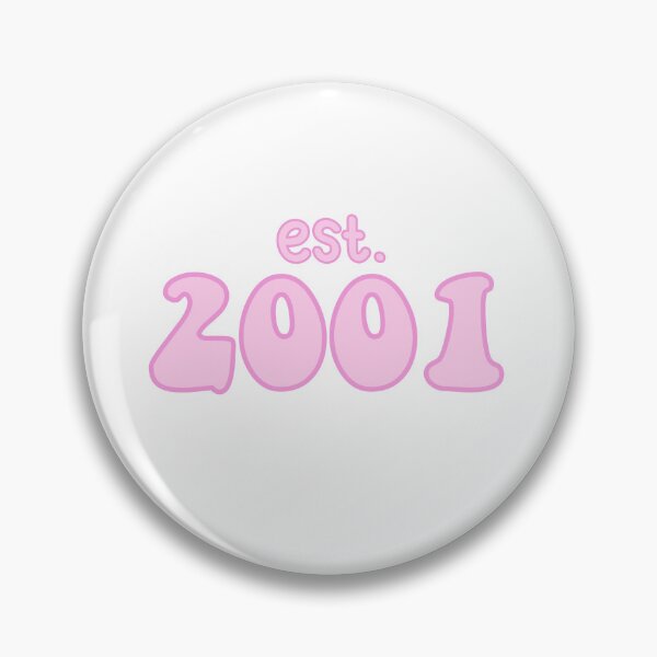 Item preview, Est 2001 sticker pink designed and sold by harriiiboo.