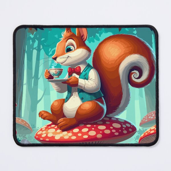 Item preview, Tea-Time Whimsy: Old-Style Cartoon Squirrel designed and sold by Dicoart.
