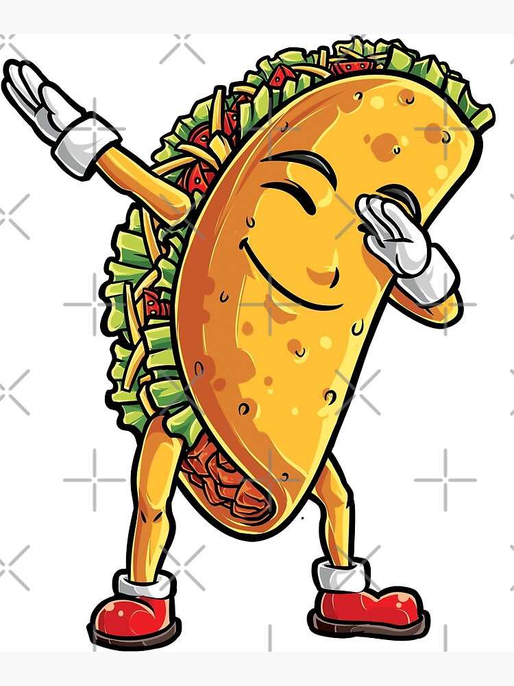 Dabbing Taco T Shirt Cinco De Mayo Kids Boys Men Women Girls