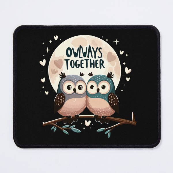 Item preview, Owlways together designed and sold by TheRealmWithin.