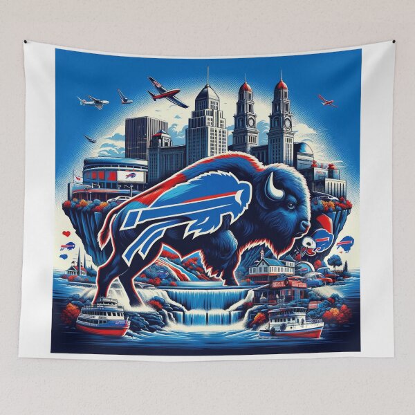 Item preview, Buffalo Bills Artwork designed and sold by ArtfulMiller.
