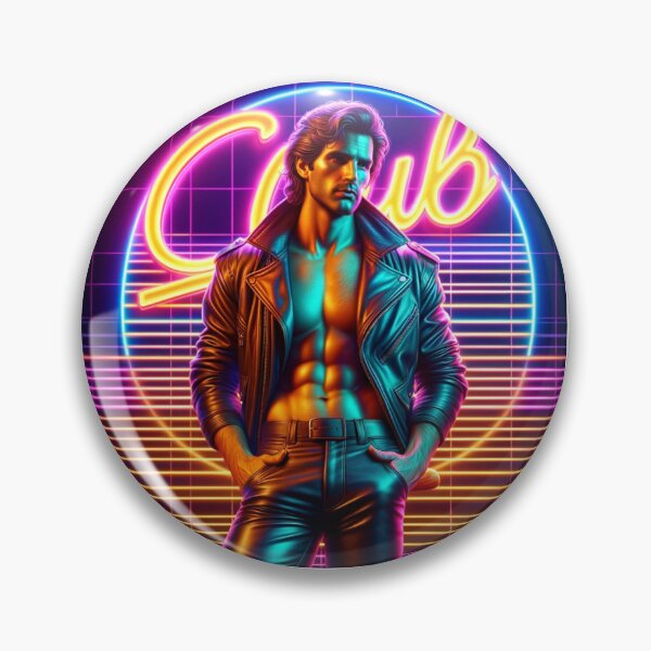 Item preview, Retrowave Crew - Chuck - The Party Guy designed and sold by Wolfey133.