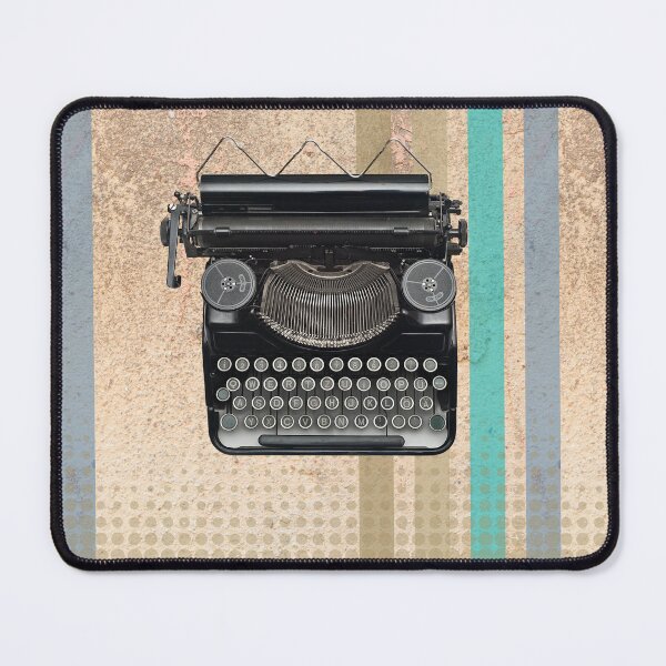 Item preview, Retro Typewriter on Stripes Design designed and sold by simplestic.