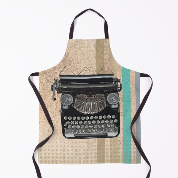 Item preview, Retro Typewriter on Stripes Design designed and sold by simplestic.