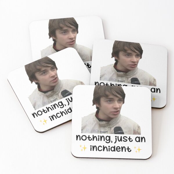Item preview, nothing just an inchident sticker Charles leclerc face designed and sold by harriiiboo.