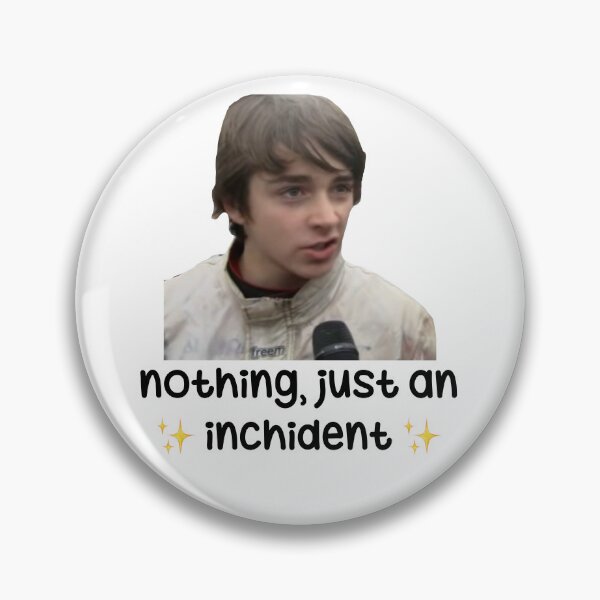Item preview, nothing just an inchident sticker Charles leclerc face designed and sold by harriiiboo.