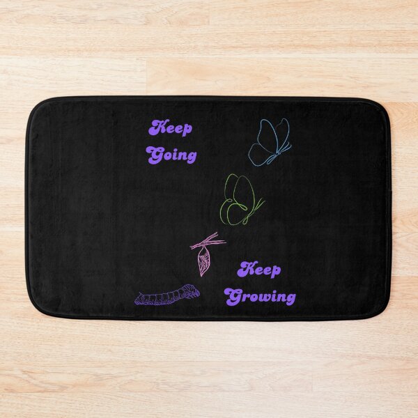 Item preview, Keep Going Keep Growing - Butterfly Growth - Black designed and sold by MadeByJadex.