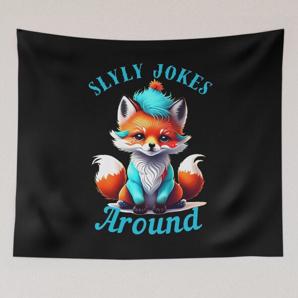Item preview, Slyly Jokes Around. fox face designed and sold by FoxVibes.