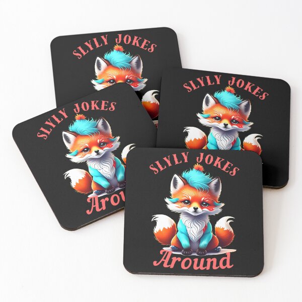 Item preview, Slyly Jokes Around. fox head designed and sold by FoxVibes.