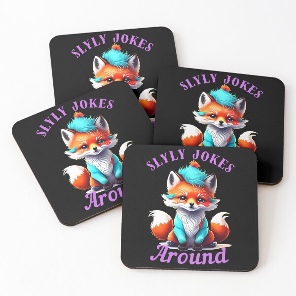 Item preview, Slyly Jokes Around. cool fox designed and sold by FoxVibes.