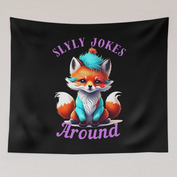 Item preview, Slyly Jokes Around. cool fox designed and sold by FoxVibes.
