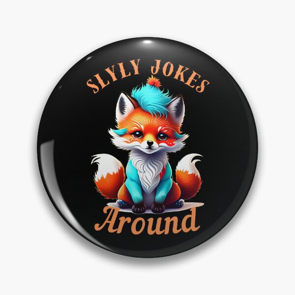Item preview, Slyly Jokes Around. fox portrait designed and sold by FoxVibes.