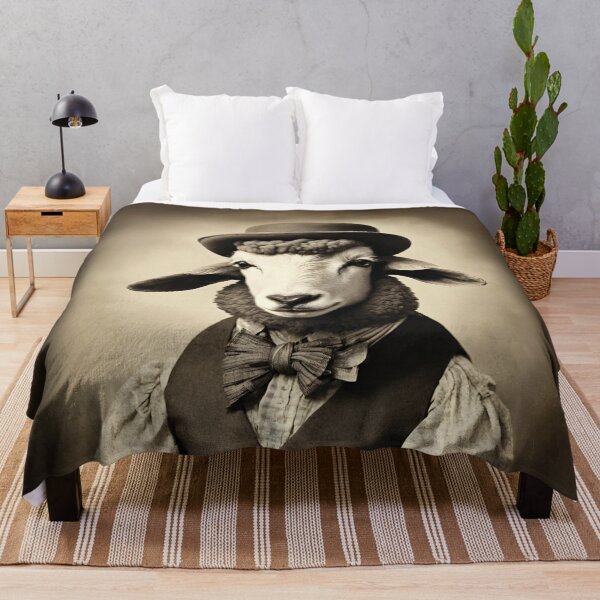 Item preview, Sheep Portrait Victorian Artistic Gift Fashion Animal  designed and sold by popanato.