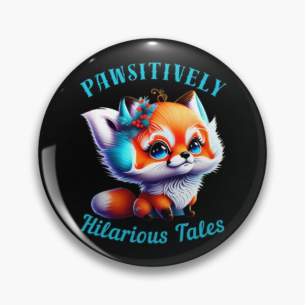 Item preview, Pawsitively Hilarious Tales. fox face designed and sold by FoxVibes.
