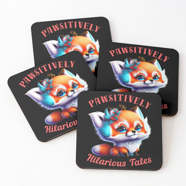 Item preview, Pawsitively Hilarious Tales. fox head designed and sold by FoxVibes.