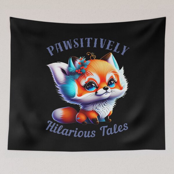 Item preview, Pawsitively Hilarious Tales. cool fox designed and sold by FoxVibes.