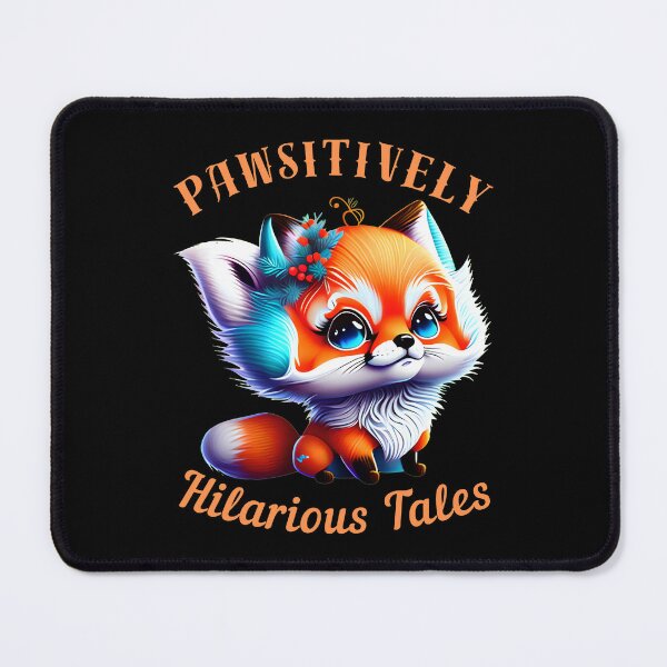 Item preview, Pawsitively Hilarious Tales. fox portrait designed and sold by FoxVibes.