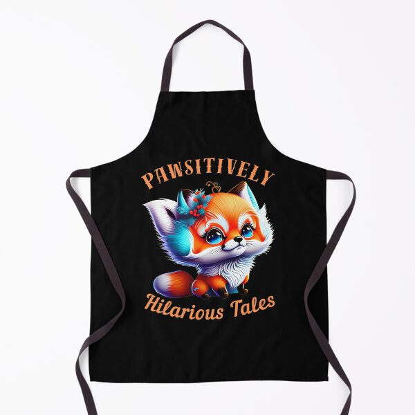 Item preview, Pawsitively Hilarious Tales. fox portrait designed and sold by FoxVibes.