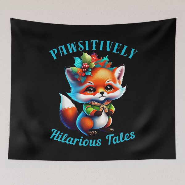 Item preview, Pawsitively Hilarious Tales. vintage fox designed and sold by FoxVibes.