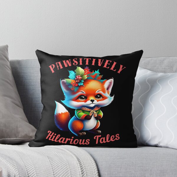 Item preview, Pawsitively Hilarious Tales. retro fox designed and sold by FoxVibes.