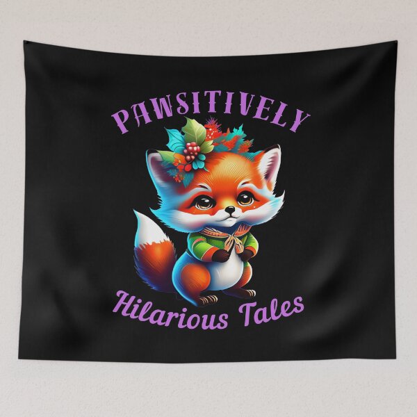 Item preview, Pawsitively Hilarious Tales. fox foxes designed and sold by FoxVibes.